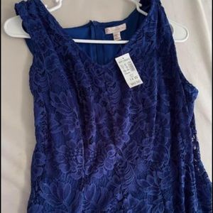Dress size 14W blue